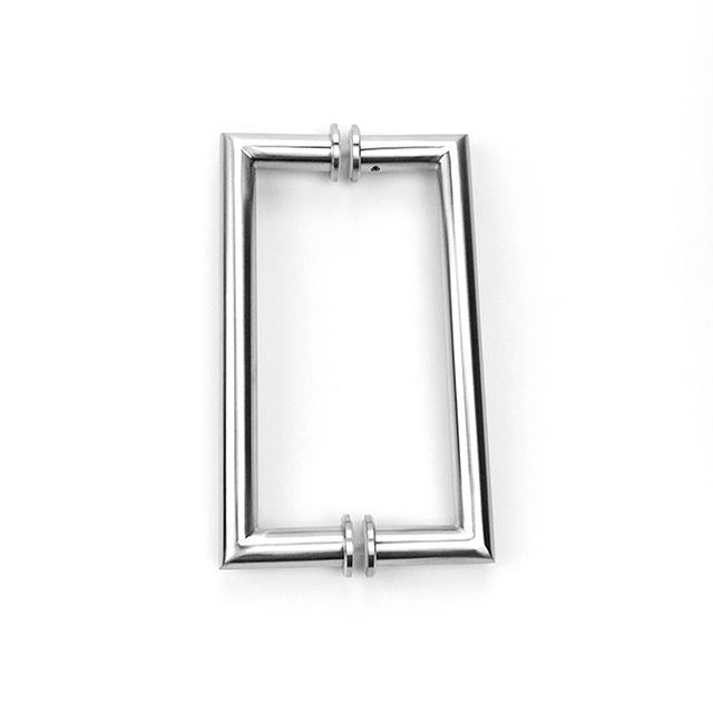 Manija de puerta de vidrio de acero inoxidable al por mayor (01-115)